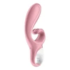 Satisfyer Hug Me Connect App (Pink) - Wibrator króliczek elastyczny sterowany aplikacją