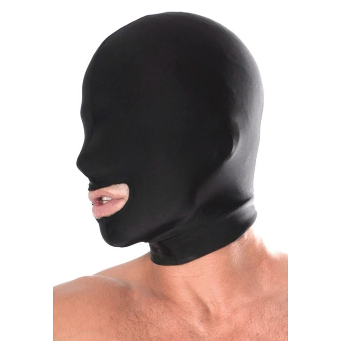 Fetish Fantasy Series Spandex Open Mouth Hood - Maska BDSM