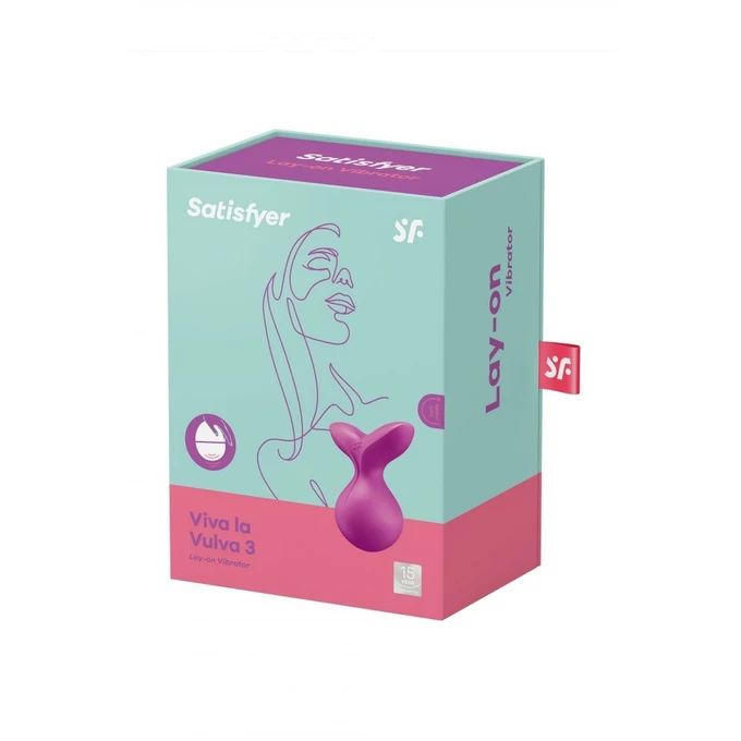 Satisfyer Viva La Vulva 3 Violet - Wibrator łechtaczkowy, Fioletowy