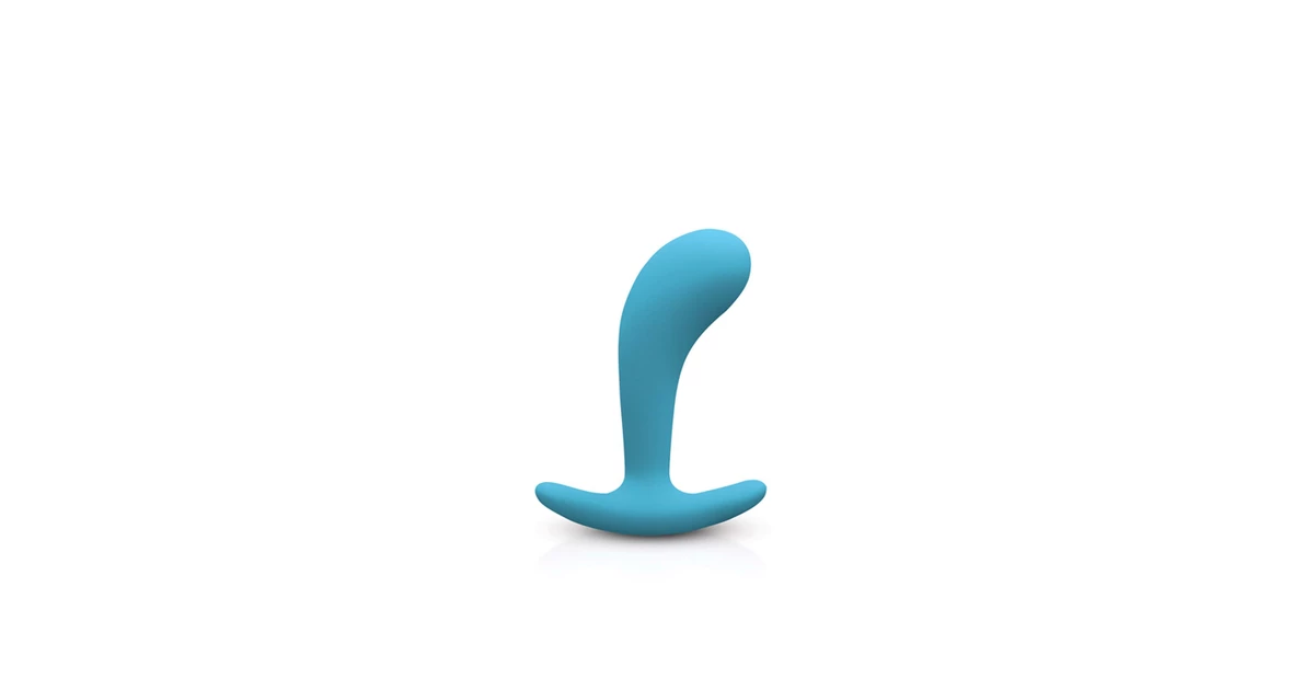 NS Novelties Firefly Contour Plug Medium Blue - Anální kolík svítící ve ...