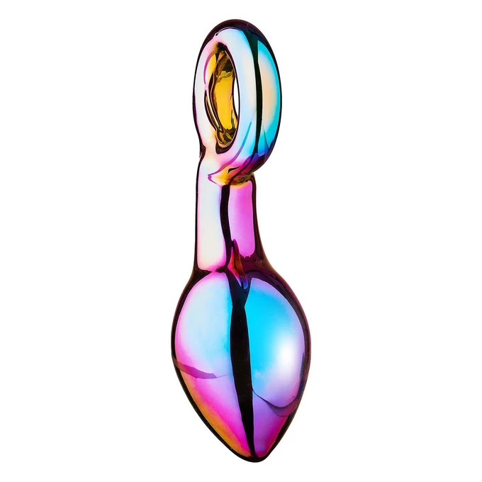 Dream Toys Glamour Glass Chunky Ring Plug - Korek analny szklany