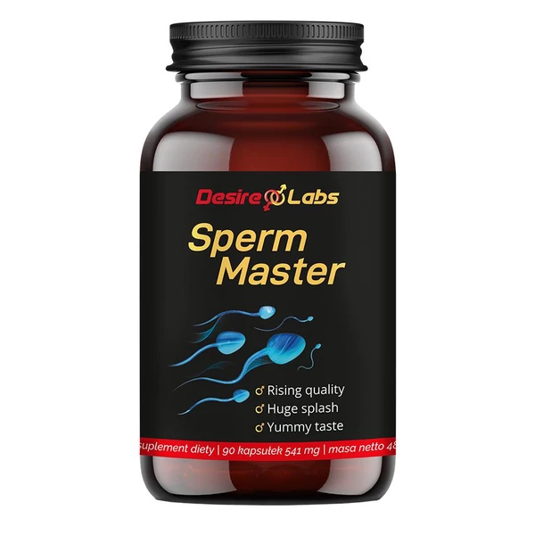 Desire Labs Sperm Master&amp;#x2122; 90 Kaps. - Suplement na zwiększenie objętości nasienia