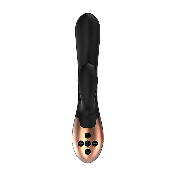 Elegance Heating G Spot Vibrator Exquisite Black - Wibrator króliczek z podgrzewaniem