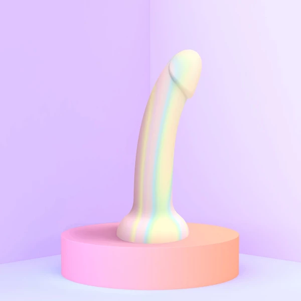 Love to Love Dildolls Fantasia - Klasické dildo zářící ve tmě