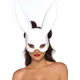 Leg Avenue Masquerade Rabbit Mask White - Maska zajíčka, bílá