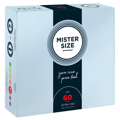 Mister Size 60Mm Pack Of 36 - Prezerwatywy