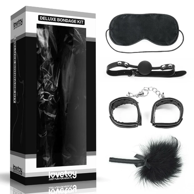 Lovetoy Deluxe Bondage Kit 4 - Zestaw BDSM