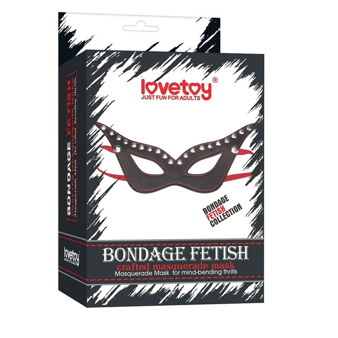 Lovetoy Bondage Fetish Masquerade Mask - Maska na oczy