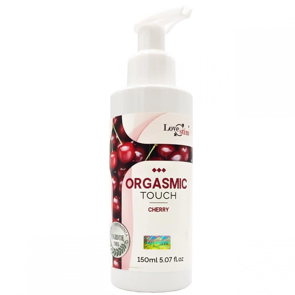 LoveStim Orgasmic Touch Cherry 150 Ml - Żel do masażu wiśniowy