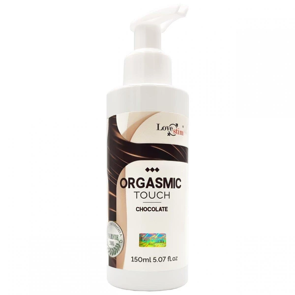 LoveStim Orgasmic Touch Chocolate 150 Ml - Żel do masażu czekoladowy