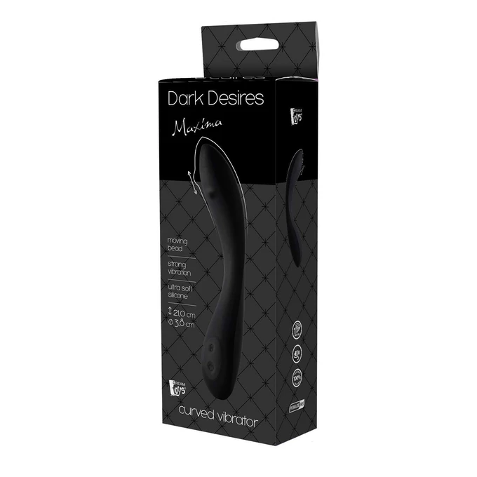 Dark Desires Maxima - Wibrator do punktu G z wewnętrzną kulką