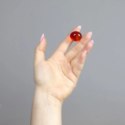Secret Play Set 2 Brazilian Balls Strawberry - Brazylijskie kulki do masażu