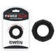 Lovetoy Power Plus Cockring Black 4 - Flexibilní erekční kroužek