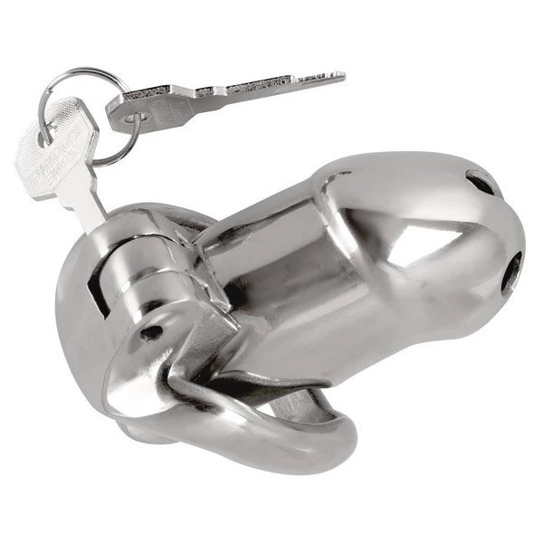 fetish Collection Penis Cage Glans - Klatka cnoty z kłódką