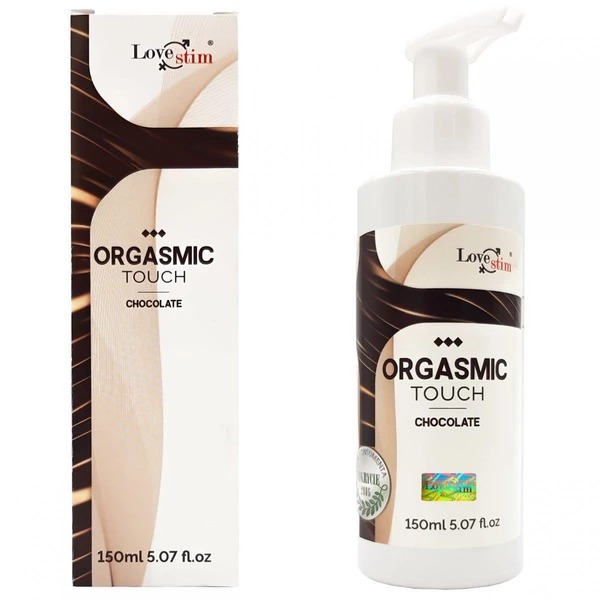 LoveStim Orgasmic Touch Chocolate 150 Ml - Żel do masażu czekoladowy