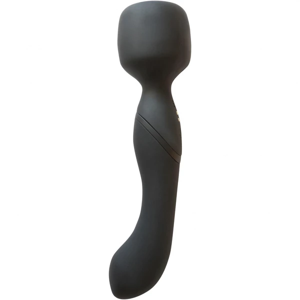 Lola Toys Heating Wand Black - Wibrator wand 2w1 z podgrzewaniem, Czarny