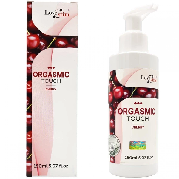 LoveStim Orgasmic Touch Cherry 150 Ml - Żel do masażu wiśniowy