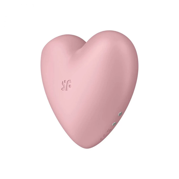 Satisfyer Cutie Heart (Light Red) - Soniczny wibrator łechtaczki