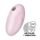 Satisfyer Vulva Lover 3 Pink - Sonický vibrátor na klitoris s vibracemi, růžový