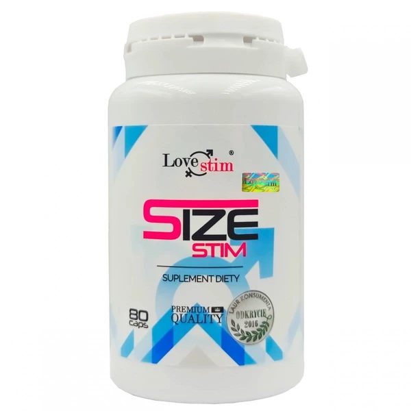 LoveStim Size Stim 80 Caps - Suplement na powiększenie penisa