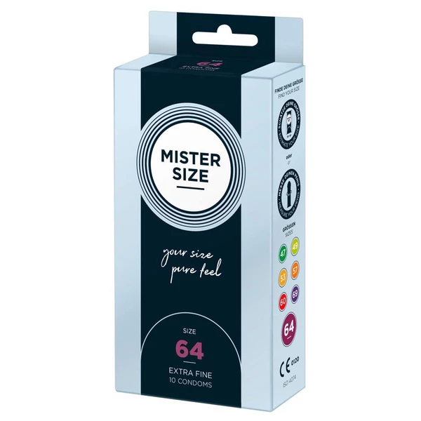 Mister Size 64Mm Pack Of 10 - Prezerwatywy