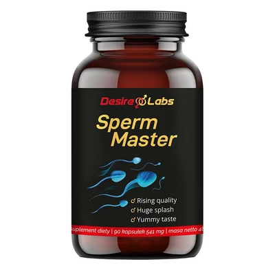 Desire Labs Sperm Master&amp;#x2122; 90 Kaps. - Suplement na zwiększenie objętości nasienia