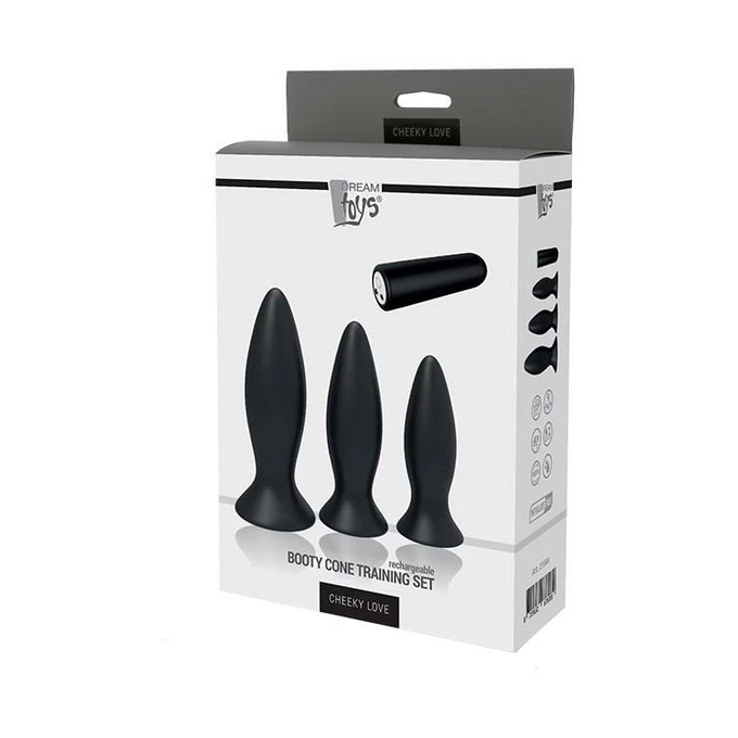 Dream Toys Cheeky Love Booty Cone Training Set - Zestaw korków analnych