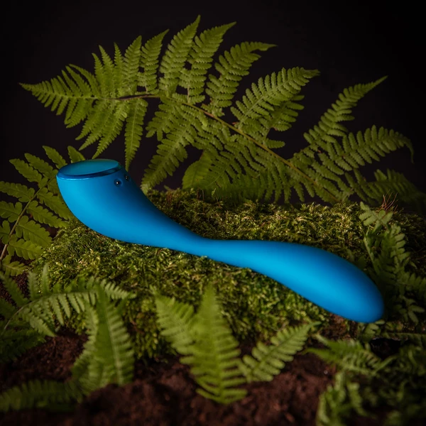 Satisfyer G Spot Flex 5+ Petrol - Vibrátor na bod G ohebný, ovládaný aplikací, modrý