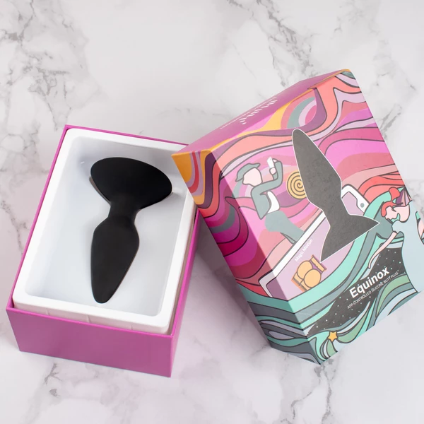 Magic Motion Equinox App Controlled Silicone Butt Plug - Vibrační anální kolík s přísavkou a aplikací pro chytré telefony