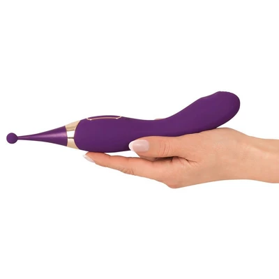 JAVIDA Slapping Orgasm Pen - Wibrator punktowy z różnymi końcówkami