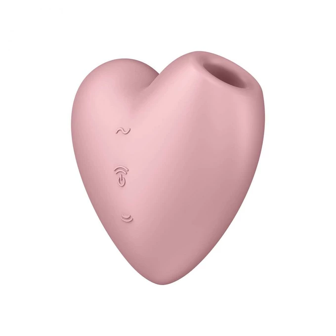 Satisfyer Cutie Heart (Light Red) - Soniczny wibrator łechtaczki