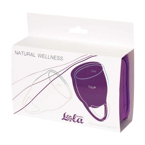 Lola Toys Tampony Menstrual Cups Kit Natural Wellness Tulip - Kubeczek menstruacyjny