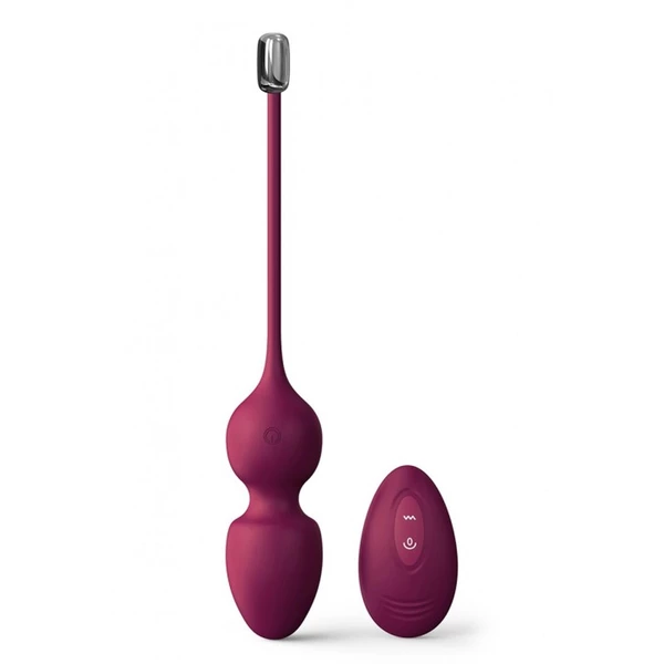 Dorcel Love Balls Plum - Kulki gejszy z wibracjami na pilota