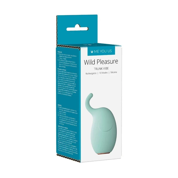 Me You Us Wild Pleasure Trunk Vibrator Turquoise - Wibrator łechtaczkowy