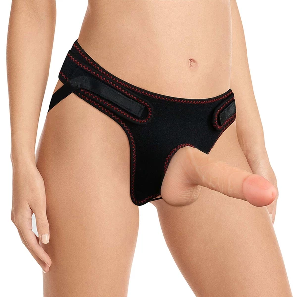 Lovetoy Easy Strapon Set 7.0' - Uprząż strap on z dildo
