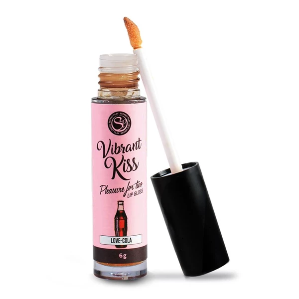 Secret Play Lip Gloss Vibrant Kiss Cola - Błyszczyk stymulujący wib rujący