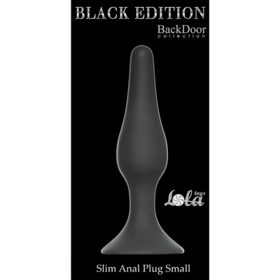 Lola Toys Slim Anal Plug Small Black - korek analny