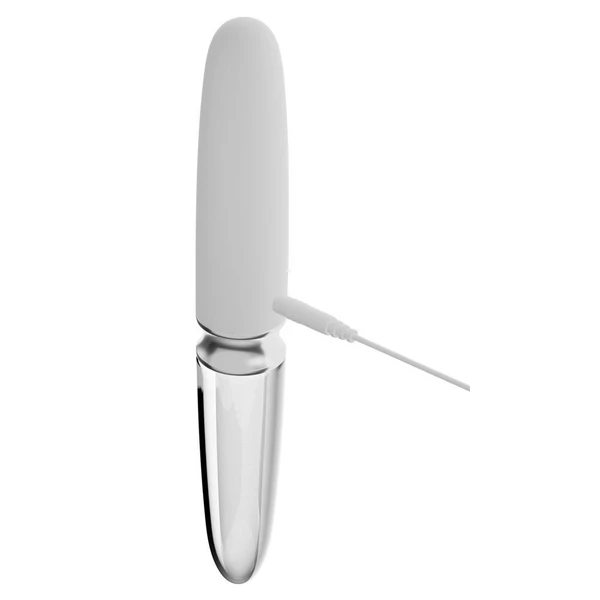 Liaison Glass Vibrator 3 - Wibrator klasyczny dwumateriałowy (szkło silikon)