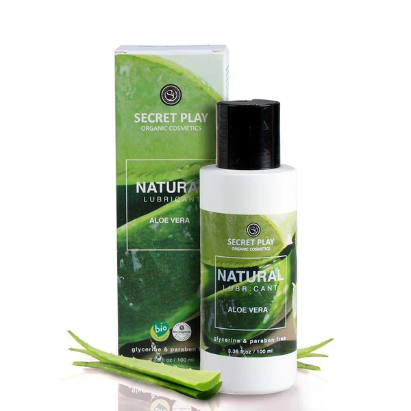 Secret Play Natural Lubricant Aloe Vera Organic Cosmetics 100 Ml - Lubrykant z aloesem