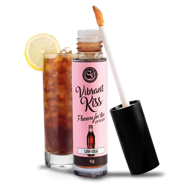 Secret Play Lip Gloss Vibrant Kiss Cola - Błyszczyk stymulujący wib rujący