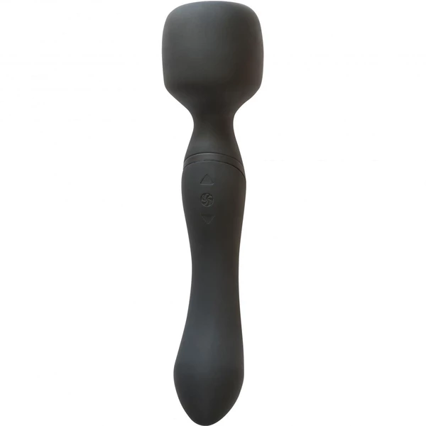 Lola Toys Heating Wand Black - Wibrator wand 2w1 z podgrzewaniem, Czarny