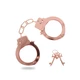 TOYJOY Metal Handcuffs Rose Gold - Kovová pouta