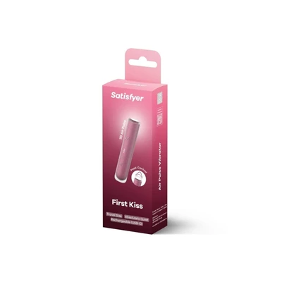 Satisfyer First Kiss - Mini vibrátor na klitoris, růžová