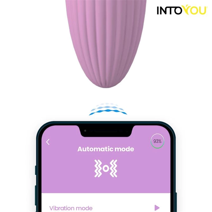 Intoyou App Series - Vibrační vajíčko s rotujícími kuličkami, ovládané aplikací