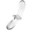 Satisfyer Double Crystal - Dwustronne Dildo, przeźroczyste