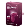 Satisfyer Exciterrr Berry - Wibrator typu Lay-On, z ruchomą kulką stymulującą łechtaczkę