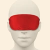 Crushious 2 satin blindfolds - Sada dvou očních masek, černá a červená.