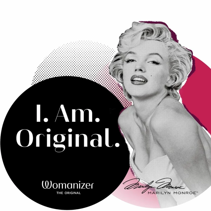 Womanizer Marilyn Monroe Classic 2, Black Marble - Masážní přístroj na klitoris, černý mramor