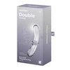 Satisfyer Double Crystal - Dwustronne Dildo, przeźroczyste