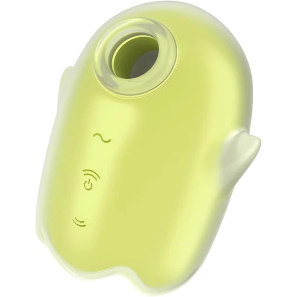 Satisfyer Glowing Ghost - Vibrátor na klitoris s technologií Air Pulse, žlutý